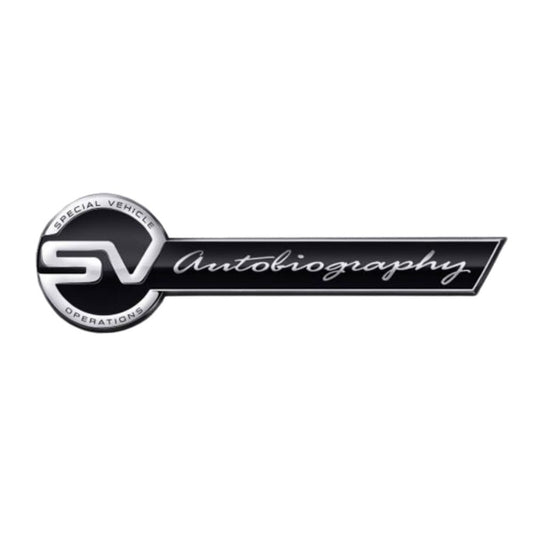 Name Plate, Black / SV Autobiography, Range Rover L405 LR074265