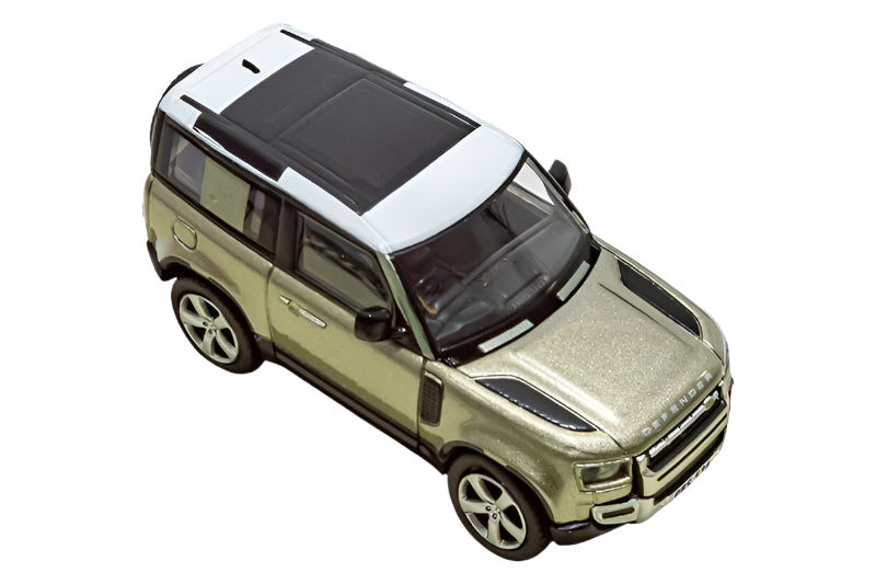 Land-Rover-Aftermarket-DA3375-90\"-Die-Cast-1:76-Scale-Green-DEFENDER-L663