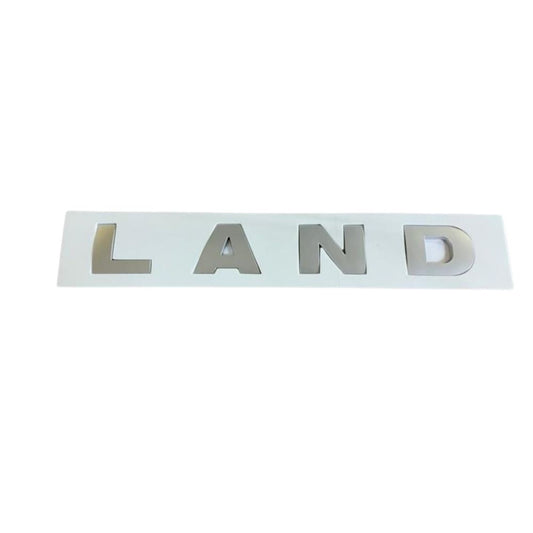 Land Rover DAB500050LPO - Bonnet Badge, "Land", Grey Discovery 3 / 4 L319