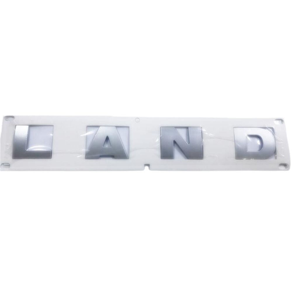 Land Rover DAB500050LQV - Bonnet Badge, "Land", Brunel Grey Discovery 3 / 4 L319