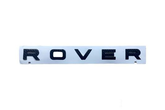 DAB500180MBJ - Bonnet Nameplate (Rover)(Carbon)