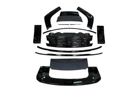 L460-SET-BLACK - Grille & Strip Finisher Set (Black) 2022>