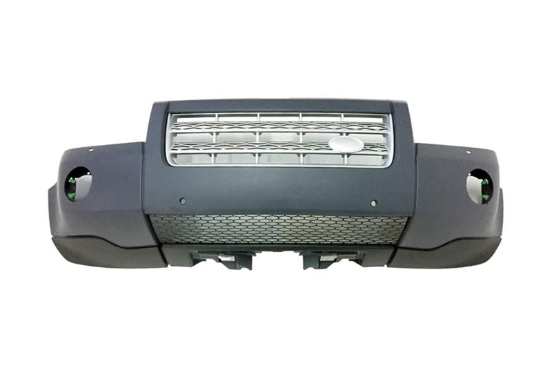 Front Bumper With Parking Sensor Holes  with reference OE replacement number LR003848. Bodyshell - Doors - Locks - Moldings catalog part. Land Rover fitment: Freelander 2 L359 (2006-2014), models.