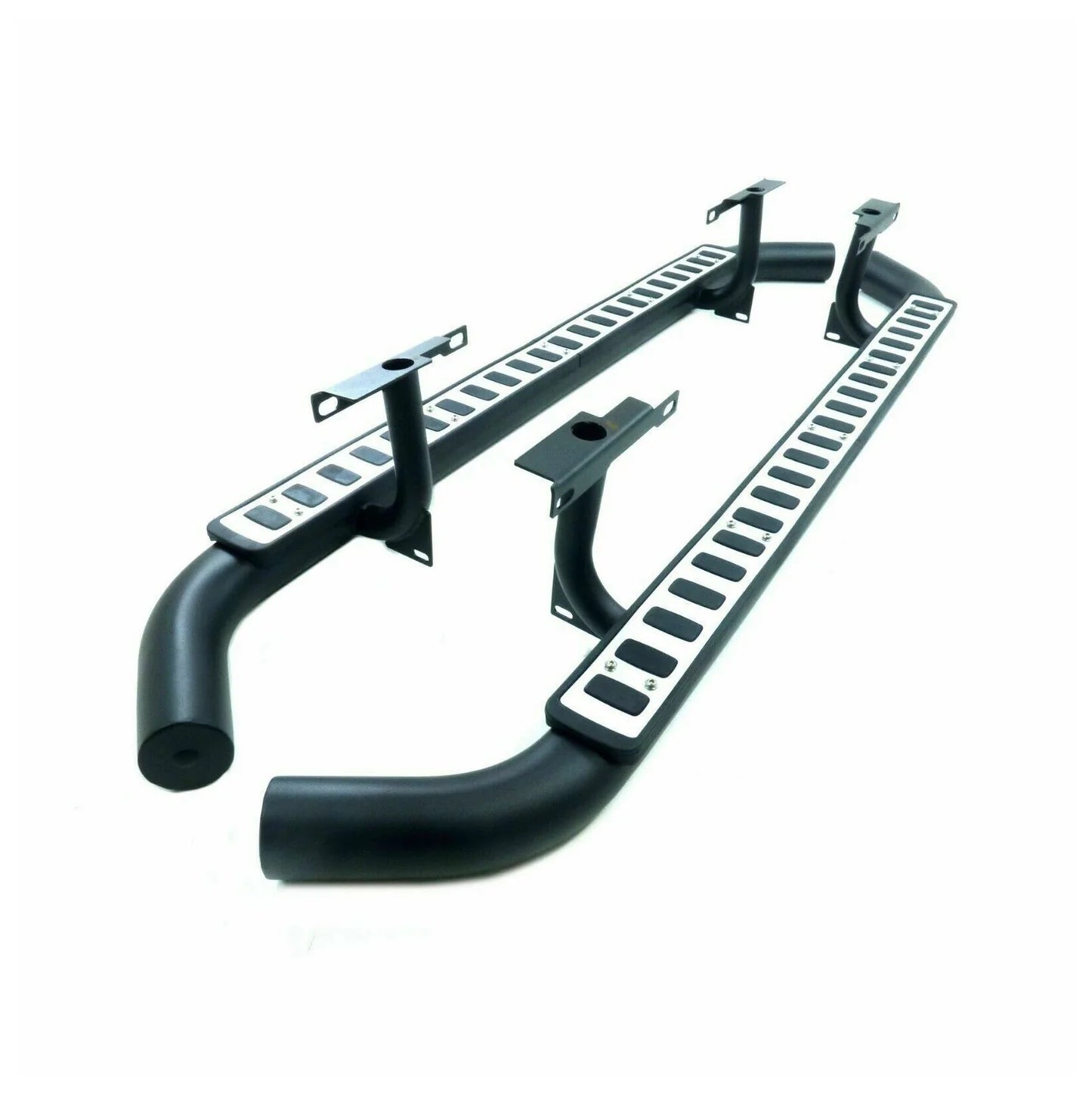 Side Steps - Pair, Black-Grey, Station Wagon Defender L316 Puma LR008375