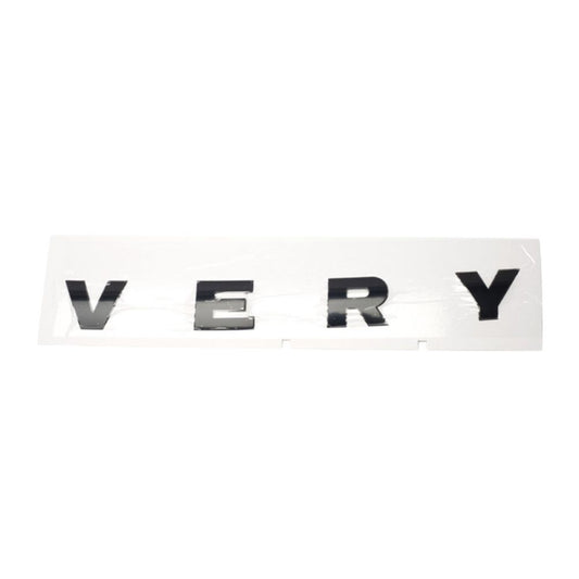 Land Rover LR051558 - Name Plate, Bonnet "Very", Black Discovery 4 L319
