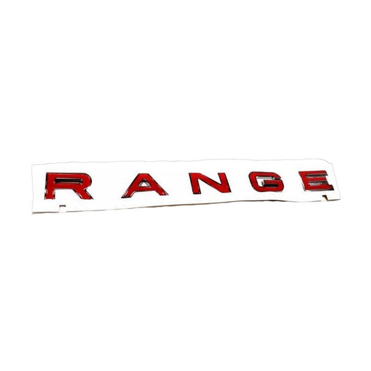 Name Plate - Bonnet Emblem, Red (Range), Range Rover Sport L494 LR062320