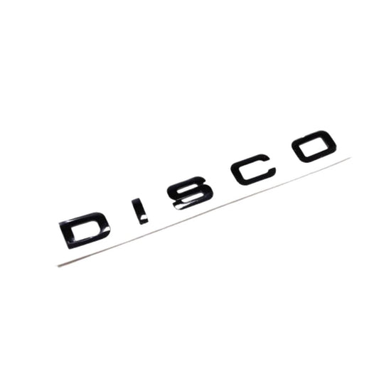 Land Rover LR063640 - Name Plate, Bonnet "Disco", Black Discovery Sport L550