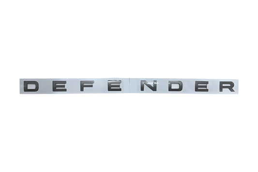 Land-Rover-Aftermarket-LR130859-Front-Bonnet-Top-Decal-Letter-(DEFENDER)-(Dark-Grey)-DEFENDER-L663