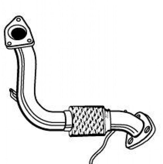 WCD105220 - Downpipe - exhaust system - 2.0L TCIE Genuine Land Rover