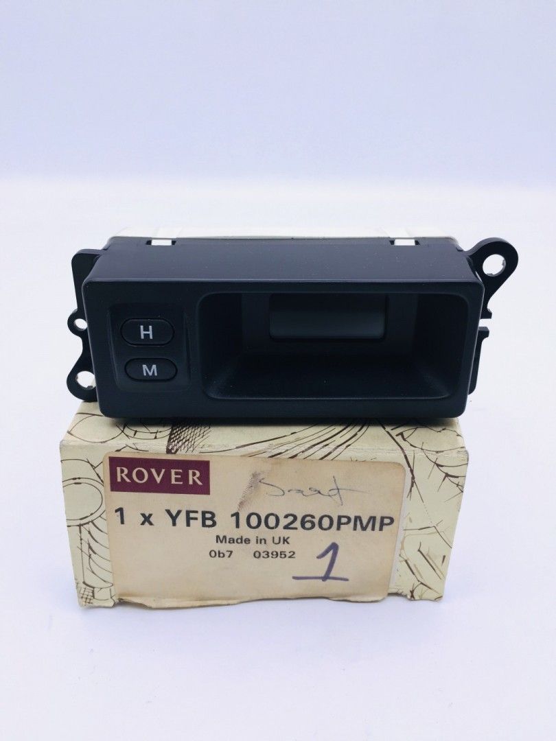 Clock digital-LCD - Black 200 400 Genuine MG Rover YFB100260PMP